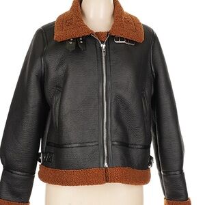 Blank NYC Brown Leather Patch